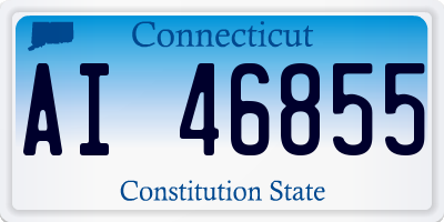 CT license plate AI46855