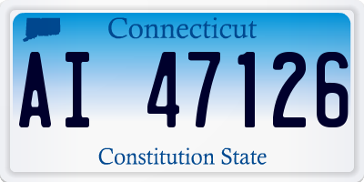 CT license plate AI47126