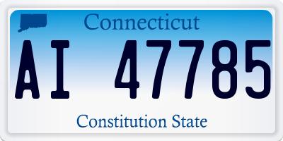 CT license plate AI47785