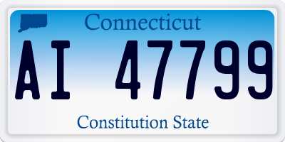 CT license plate AI47799