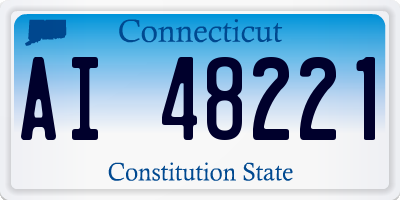 CT license plate AI48221