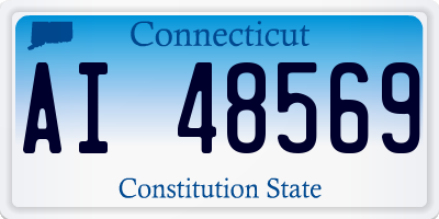 CT license plate AI48569