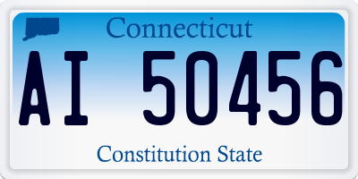 CT license plate AI50456