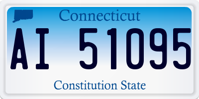 CT license plate AI51095