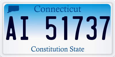 CT license plate AI51737