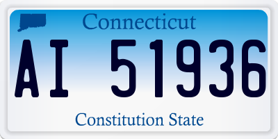CT license plate AI51936