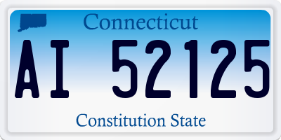 CT license plate AI52125