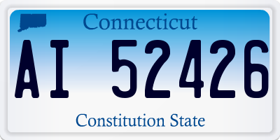 CT license plate AI52426