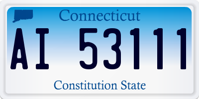 CT license plate AI53111