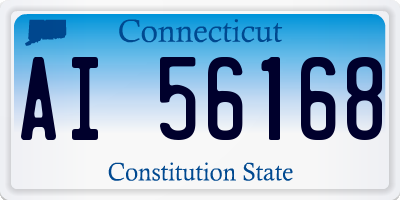CT license plate AI56168