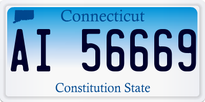 CT license plate AI56669