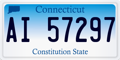 CT license plate AI57297