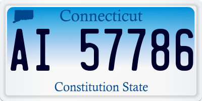 CT license plate AI57786