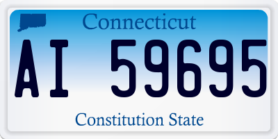 CT license plate AI59695