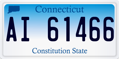 CT license plate AI61466