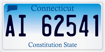 CT license plate AI62541