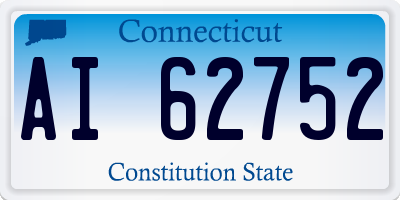 CT license plate AI62752