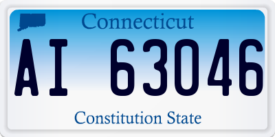 CT license plate AI63046