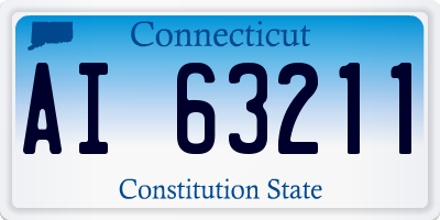 CT license plate AI63211