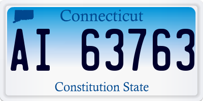 CT license plate AI63763