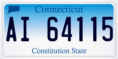 CT license plate AI64115