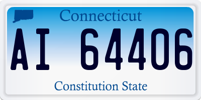 CT license plate AI64406