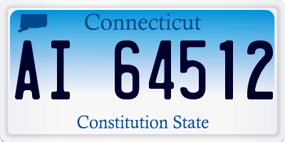CT license plate AI64512