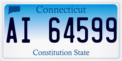 CT license plate AI64599