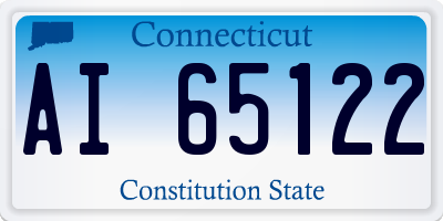 CT license plate AI65122