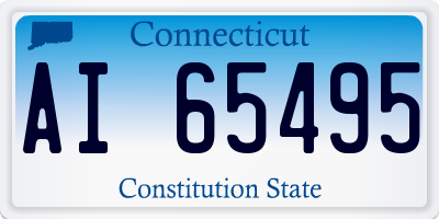 CT license plate AI65495