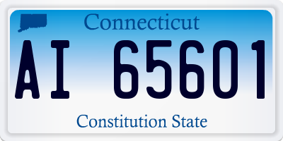 CT license plate AI65601