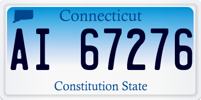 CT license plate AI67276