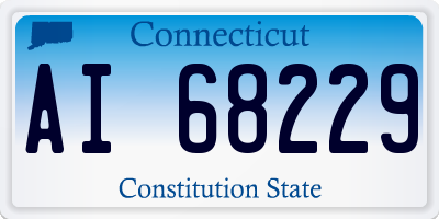 CT license plate AI68229