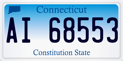 CT license plate AI68553