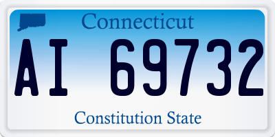 CT license plate AI69732