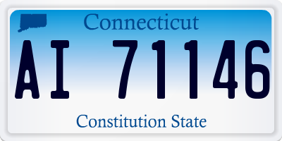 CT license plate AI71146