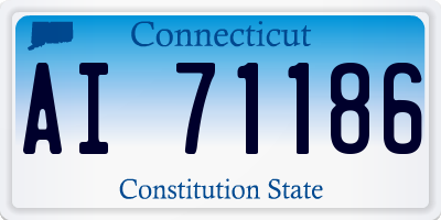CT license plate AI71186