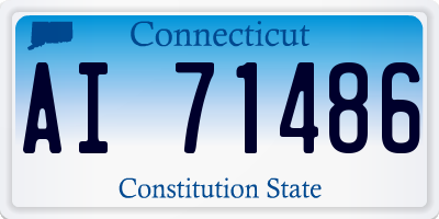 CT license plate AI71486