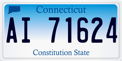 CT license plate AI71624