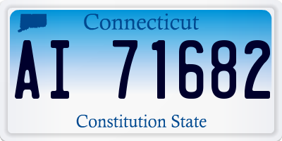 CT license plate AI71682