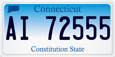CT license plate AI72555