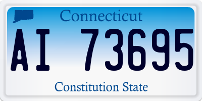 CT license plate AI73695