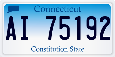 CT license plate AI75192