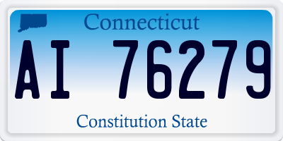 CT license plate AI76279