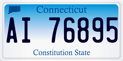 CT license plate AI76895