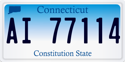 CT license plate AI77114