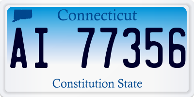 CT license plate AI77356
