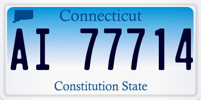 CT license plate AI77714