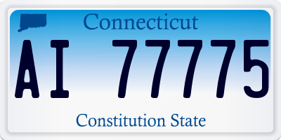 CT license plate AI77775