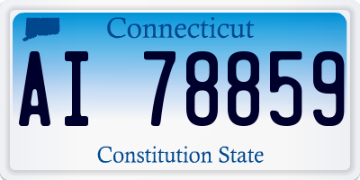 CT license plate AI78859